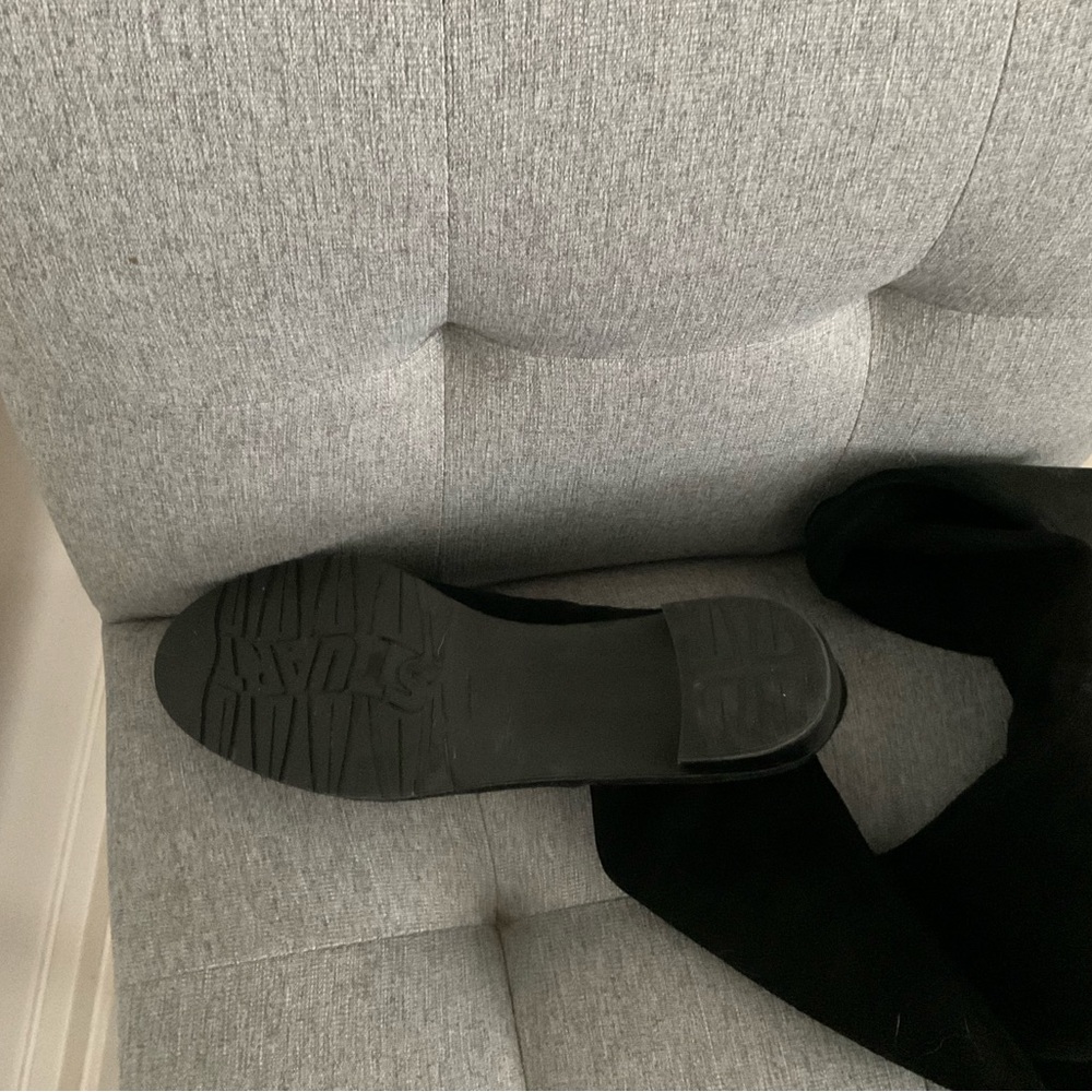 Stuart Weitzman Over-The-Knee Boots in Black Suede